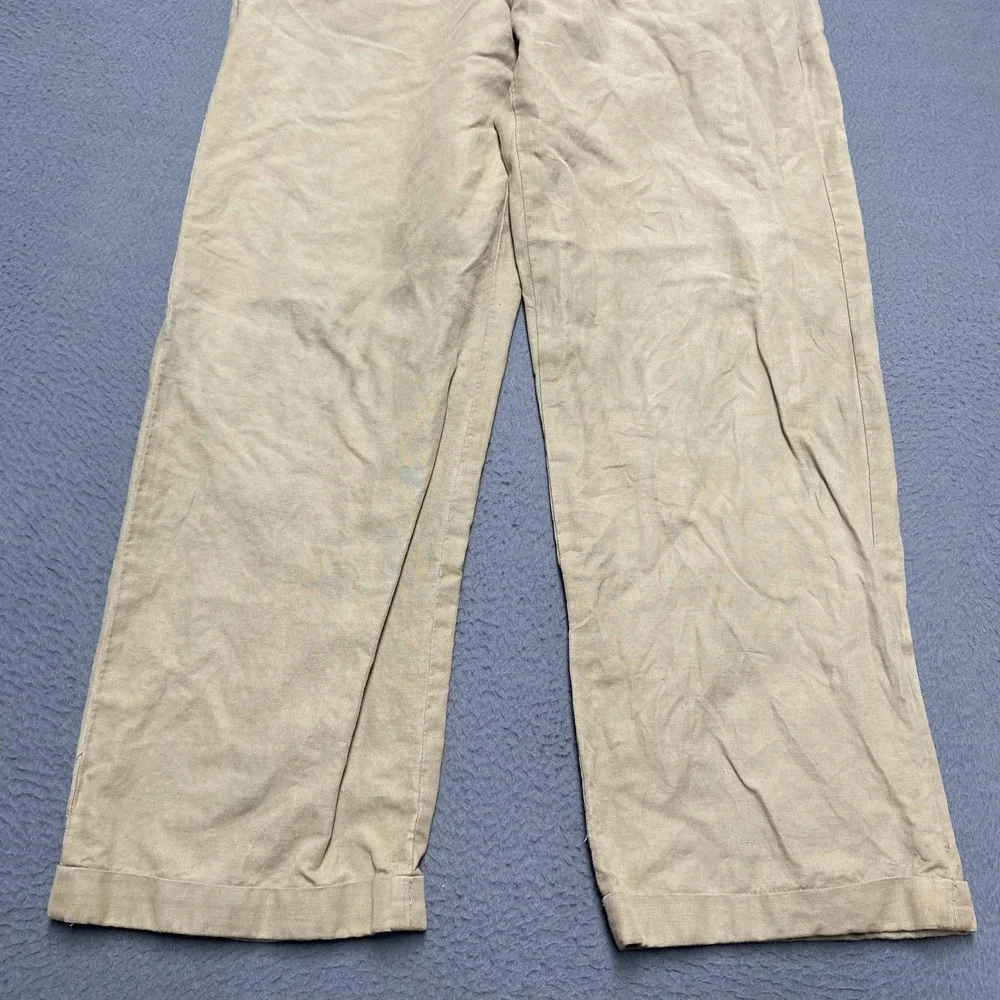 Banana Republic Pants Mens‎ 31x29 Beige Linen Cotton Chino Straight Leg Casual